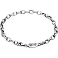 HAZE & GLORY Silberarmband Ankerkette Palme Basic 925 Silber, Palme