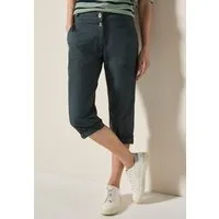 CECIL Caprihose Style New York Sommerhose mit Knopfdetails am Bund