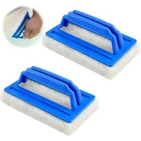 LuxusKollektion Poolbürste Pool Schwamm Randreiniger 2er Set Reinigungsbürste Bürste Reinigung