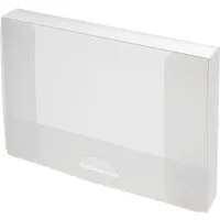 FOLDERSYS Fächermappe Dokumentenbox A5 PP 27mm farblos transluzent