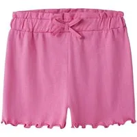 Name It Shorts NMFVIVIA SHORTS NOOS aus Baumwolle, elastischer Bund, mit gewelltem Saum, pflegeleicht