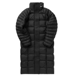 Schwarze, Lange Nike-jacke