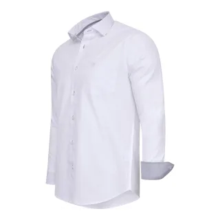Overhemd Uni von Cappuccino Italia in der farbe Weiss und in größe XXL.