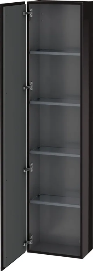 Duravit L-Cube Hochschrank Schwarz Hochglanz 400x243x1760 mm - LC1170L4040 LC1170L4040