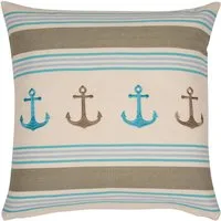 PAD Dekokissen ANCHOR, Kissenhülle ohne Füllung, maritim, Motiv Anker, 1 Stück