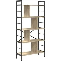 vidaXL Bücherregal Bücherregal 9 Ebenen 75 x 30 x 156 cm Holzwerkstoff, 1-tlg.