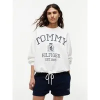 Tommy Hilfiger Sweatshirt VARSITY CREST MDRN SWEATSHIRT Baumwolle, Logo Frontdruck