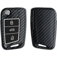 kwmobile Schlüsseltasche Autoschlüssel Hülle für VW Golf 7 MK7 (1-tlg), Hardcover Schutzhülle - Schlüsselhülle Cover Case