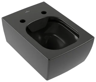 Villeroy & Boch Tiefspül-WC Memento 2.0 375x560x345mm, wandh Abg waagr DF Pure Blackc+ 4633R0R7