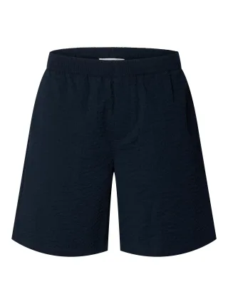 SELECTED MEN - SLHLOOSE-ACE SEERSUCKER STRING SHORTS sky captain - Gr. - M