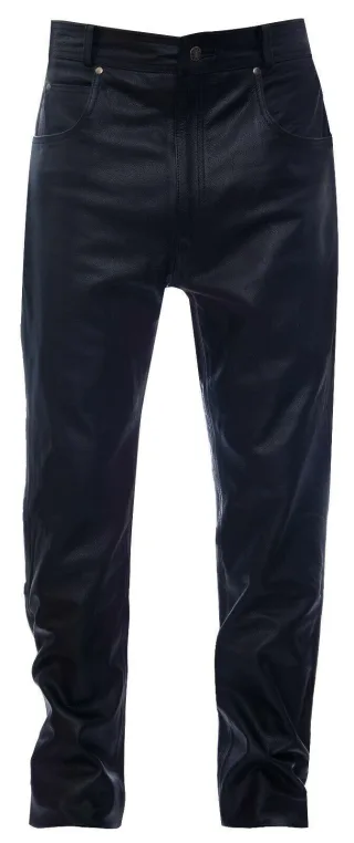Herren-Jeans „501“ aus schwarzem Leder in Montana