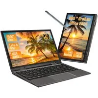 LONGEVINCE 2-in-1 Notebook mit 360°-Klappbildschirm, 16 GB DDR5, Touchscreen Notebook (27,81 cm/10.95 Zoll, Intel Celeron N95, 16 GB, 960 GB SSD)