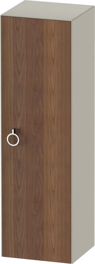 Duravit White Tulip Halbhochschrank Amerikanischer Nussbaum & Taupe Matt & Seidenmatt 400x360x1320 m WT1333R7760