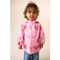 Next Regenjacke Spritzwasserabweisende Regenjacke mit Print (1-St)
