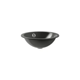 Laufen FORM Einbauwaschtisch H513FM30191121 400x400x140 mm, rund, ohne Hahnloch, ohne Überlauf, Farbe: Dark Iron