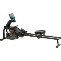 Christopeit Sport® Rudergerät Wasserrudergerät Garda (120 kg max. Benutzergewicht, Kinomap-App kompatibel, Sport), Rudermaschine