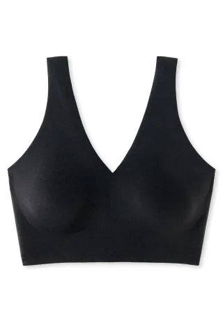 SCHIESSER - Bustier mit Pads schwarz - Gr. - 44