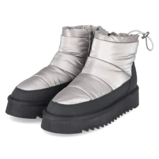 Tamaris Winterboots  Silber - Gr. 37 -  Textil und Synthetik