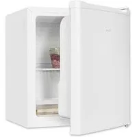 exquisit Kühlschrank KB05-V-O040E weiss, 51 cm hoch, 44 cm breit, Perfekt für Snacks & Getränke: kompakt, flexibel und platzsparend