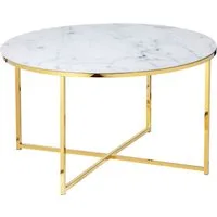 SalesFever Couchtisch Caorle Coffeetable im eleganten Stil, Elegantes Design mit Marmoroptik-Tischplatte