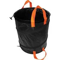 Solid PopUp-Gartensack, 56 Liter schwarz/orange