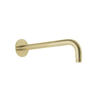 Herzbach spa ix pvd wandarm 350 rosette 70 rund brass, Brass Steel, 21.960350.1.41 21.960350.1.41