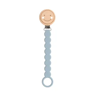 Lässig Schnullerkette - Tiny Smile in hellblau