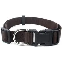 Illes-Laedchen Hunde-Halsband Hundehalsband Nylon – verstellbar, robust & leicht – Halsband, mit Klickverschluss – verschiedene Farben & Größen