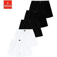 H.I.S Weiter Boxer Herren Boxer (Packung, 5-St) weite Passform, Komfortbund, aus Baumwoll-Stretch