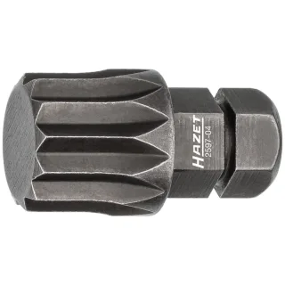 HAZET Bit Sechskant 8 (5/16 Zoll) Innen Vielzahn Profil XZN - M12 - 2597-04
