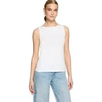 Zero Tanktop Damen Shirt mit U-Boot-Ausschnitt Material