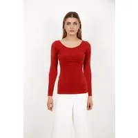 Vivienne Fashion Langarmshirt Hochwertiges Damen Modal Langarmshirt Joe