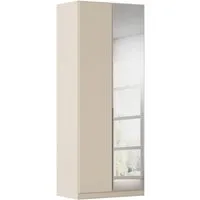 OTTO home Drehtürenschrank Kleiderschrank Schrank Garderobe AGORDO mit Dekor- oder Hochglanzfront (in zwei Griff-Farben, Breiten 91-405 cm) durchdachte Innenausstattung, in 8 Breiten und 2 Höhen MADE IN GERMANY