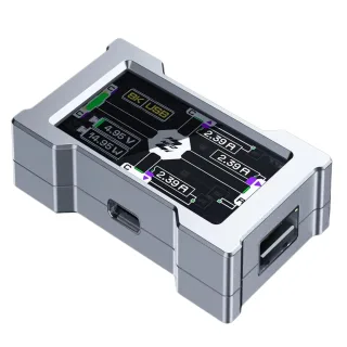 HMHUB 2.4G WIFI Gaming Hub USB 2.0 High-Speed 8K Return Rate Multi-Channels MTT Anti-Reverse Protection with Color Displ