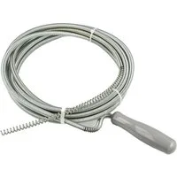 MASTERPROOF PROFESIONAL Rohrreinigungsspirale Rohrreinigungsspirale 1,50 m x Ø 6 mm, mit Bohrspitze