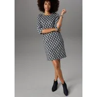 Aniston SELECTED Jerseykleid mit Punkten & Streifen