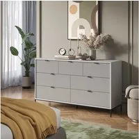 Vicco Kommode Eliza, Grau, 140 x 81 cm (1 St)