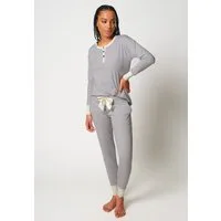 Skiny Pyjama Night In Mix & Match (2 tlg) bequem, elastischer Bund, mit Taschen, Baumwollmix