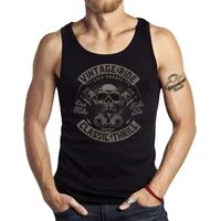 GASOLINE BANDIT® Tanktop für Hot-Rod Biker Racer Motorrad Fans: Classic Thrill