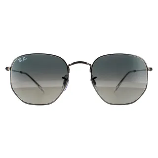 Lunettes de soleil Ray-Ban Hexagonal RB3548N 004/71 GUNMETAL GRY DROY GRY
