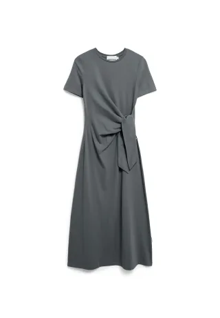 Armedangels - JELTAA JERSEY DRESS space steel - Gr. - S