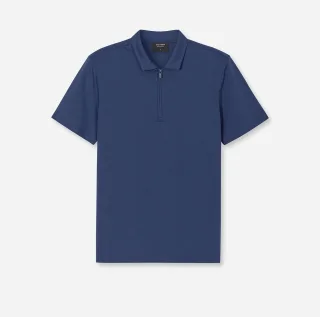 OLYMP Signature - Signature Zip Polo marine - Gr. - M