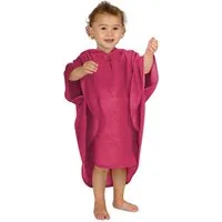 normani Badeponcho Kinder Badeponcho weich (55 cm x 70 cm), Mischfaser, Kapuze, Schlupf, mit Kapuze