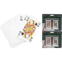 Koopman Spielesammlung Spielkarten Kartenspiel Gesellschaftsspiel 56 Karten 2 / 4 er Set, 4x 56 Stk. (2 Packungen), Poker, Skat, Canasta