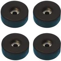 Adam Hall Möbelfuß, (Fittings, Füße), 4907 Gummifuß 38x15mm BLISTER - Füße
