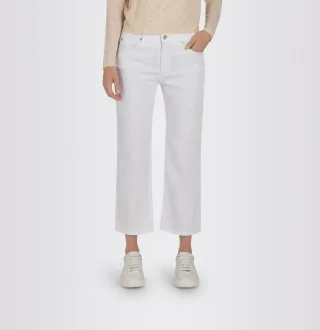 MAC - MAC JEANS - CULOTTE, Light weight denim weiß - Gr. - 32/OL