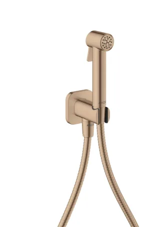 Hansgrohe Bidette Handbr. Axor Bidette Showers Kaltwasser softsq. m.Schlauch 1250mm polished red go 29241300