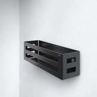 Keuco Seifenkorb 24954370000 320x93x90mm, Wandmontage, schwarz matt