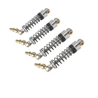 4PCS JXC LR1801 1/18 Rock Crawler RC Car Upgraded Parts Alloy Oil Filled Shock Absorbers Dampers Off-Road Truck Vehicles