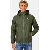 Arctic Seven Regenjacke Herren leicht mit Kapuze – Wasserabweisende Outdoorjacke mit hochstehendem Kragen